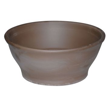 Bac à plantes en terre cuite MARZANO, patiné, marron, 11,5 cm, Ø 23 cm