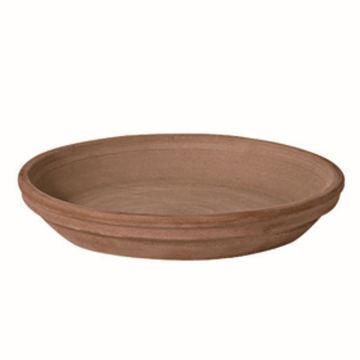 Soucoupe pour pot de fleurs en terre cuite ARVOK, ronde, patinée, 1,9 cm, Ø 11 cm Soucoupe pour pot de fleurs en terre cuite ARVOK, ronde, patinée, 1,9 cm, Ø 11 cm