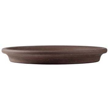 Plateau rond pour pot de fleurs MUVENS en terre cuite, marron, 3,1 cm, Ø 24 cm Plateau rond pour pot de fleurs MUVENS en terre cuite, marron, 3,1 cm, Ø 24 cm