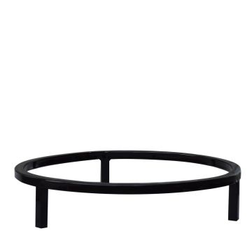 Socle à plantes en métal KAHONO avec pieds, noir, 7 cm, Ø 35 cm Socle à plantes en métal KAHONO avec pieds, noir, 7 cm, Ø 35 cm