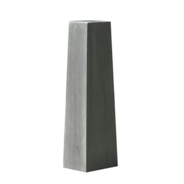 Colonne décorative pour plantes MIRYON en Fiberstone, grise, 30x30x115cm Colonne décorative pour plantes MIRYON en Fiberstone, grise, 30x30x115cm