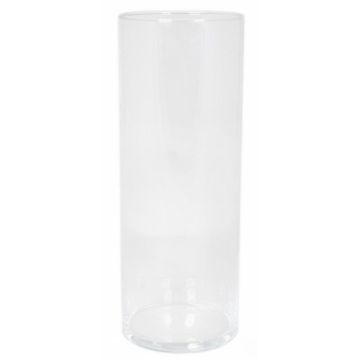 Vase en verre Cylindre SANYA OCEAN, transparent, 40cm, Ø15cm