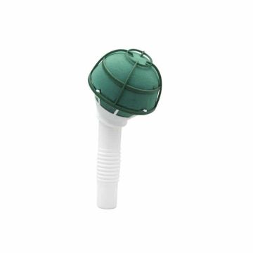 OASIS® Mousse à piquer humide pour un support de bouquet de mariée avec une poignée pliée en plastique, grille, vert, Ø7cm