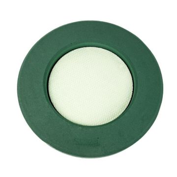 OASIS® Mousse à piquer humide en forme d'anneau pour un socle , fleurs de deuil, support en bois Bioline, vert, 4,5cm, Ø37 cm