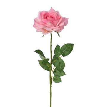Fleur en plastique Rose DUNKO, rose, 70cm