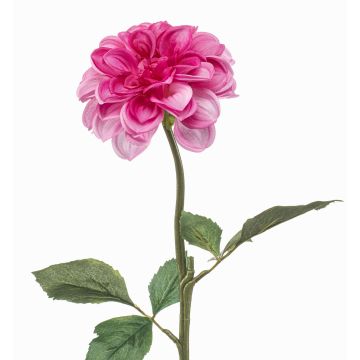 Fleur synthétique dahlia TOWMER, collection Eco, fuchsia, 55cm Fleur synthétique dahlia TOWMER, collection Eco, fuchsia, 55cm
