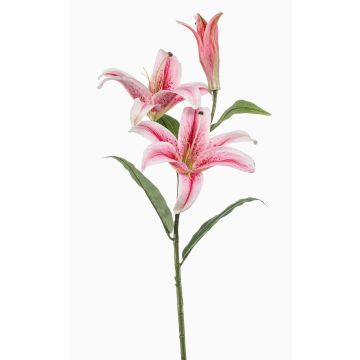 Lys tigré artificiel KRAWEL, collection Eco, rose-rose-blanc, 85 cm, Ø 21 cm Lys tigré artificiel KRAWEL, collection Eco, rose-rose-blanc, 85 cm, Ø 21 cm
