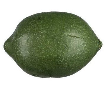 Fruit artificiel Citron vert POLASY, vert foncé, 8,5cm, Ø5,5cm