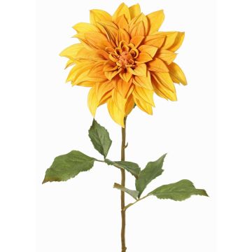 Dahlia artificiel PHILLIPPA, collection écologique, jaune-orange, 65cm, Ø15cm Dahlia artificiel PHILLIPPA, collection écologique, jaune-orange, 65cm, Ø15cm
