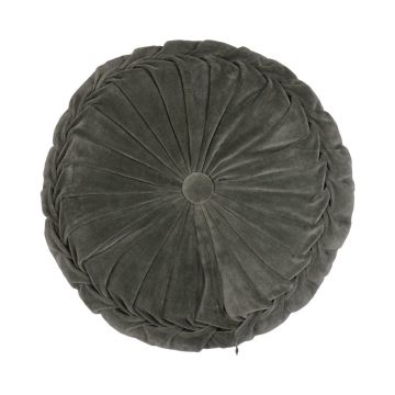 Coussin rond / Pouf BELLONA, vert gazon, 10x40cm