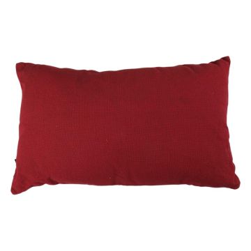 Coussin pour canapé TALINA, avec boutons, rouge, 50x30cm