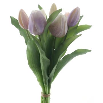 Bouquet de tulipes décoratives LONA, lilas-crème, 30cm, Ø20cm Bouquet de tulipes décoratives LONA, lilas-crème, 30cm, Ø20cm