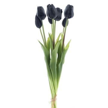 Bouquet de tulipes décoratives LONA, noir, 45cm, Ø20cm Bouquet de tulipes décoratives LONA, noir, 45cm, Ø20cm