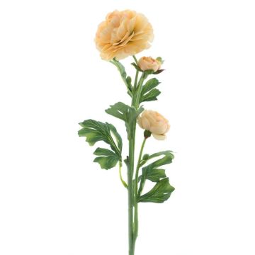 Fleur décorative Renoncule PROTO, pêche, 65cm
