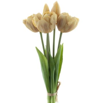 Bouquet de tulipes artificielles LANEA, champagne, 30cm, Ø15cm Bouquet de tulipes artificielles LANEA, champagne, 30cm, Ø15cm