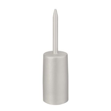 Porte-bougie en métal LISANDRE pour bougies cylindriques d'environ Ø 3,5 cm, couleur boue, 13 cm, Ø 3,7 cm Porte-bougie en métal LISANDRE pour bougies cylindriques d'environ Ø 3,5 cm, couleur boue, 13 cm, Ø 3,7 cm