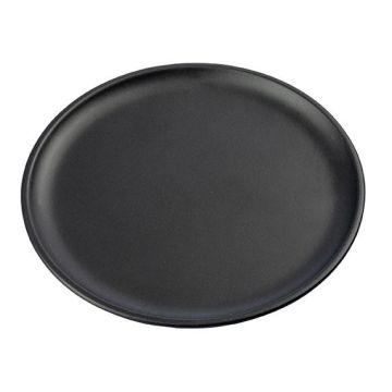 Sous-bougie ronde EMMELINE en métal, noir, Ø 10 cm Sous-bougie ronde EMMELINE en métal, noir, Ø 10 cm