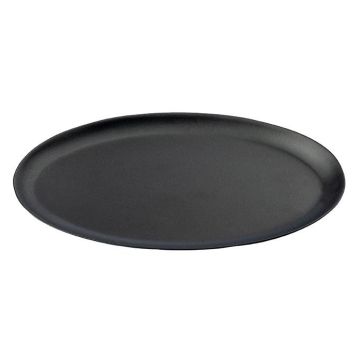 Sous-bougie ovale EMMELINE en métal, noir, 9 x 7 cm Sous-bougie ovale EMMELINE en métal, noir, 9 x 7 cm