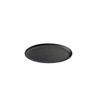 Sous-bougie ovale EMMELINE en métal, noir, 12 x 9 cm Sous-bougie ovale EMMELINE en métal, noir, 12 x 9 cm