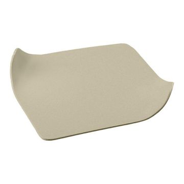 Sous-bougie rectangulaire EMMELINE en métal, ivoire, 12 x 9 cm Sous-bougie rectangulaire EMMELINE en métal, ivoire, 12 x 9 cm
