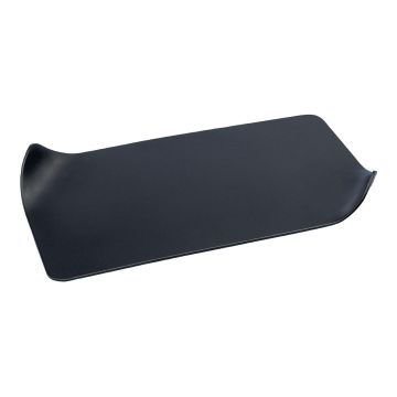 Sous-bougie rectangulaire EMMELINE en métal, noir, 18 x 10 cm Sous-bougie rectangulaire EMMELINE en métal, noir, 18 x 10 cm