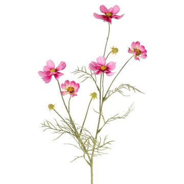 Branche artificielle en forme de petite corbeille décorative PONGAU, rose, 70 cm, Ø 5-7 cm