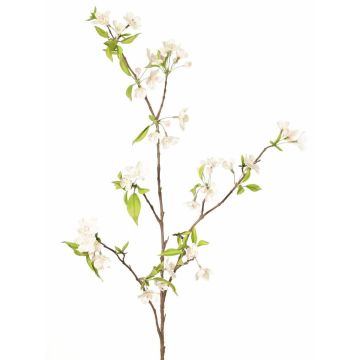 Branche de fleurs de poirier artificielle CLIVE, fleurs, crème-rose, 115cm