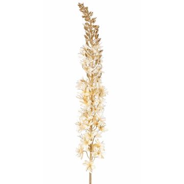Branche synthétique de bougie des steppes en velours UCHANA, crème-or, 110cm, Ø7cm Branche synthétique de bougie des steppes en velours UCHANA, crème-or, 110cm, Ø7cm