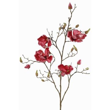 Branche de magnolia en tissu JACKA, fuchsia, 105cm Branche de magnolia en tissu JACKA, fuchsia, 105cm