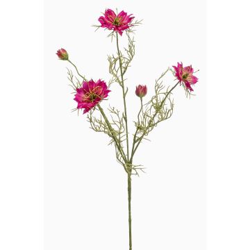 Branche décorative de cumin noir JENNIE, fuchsia, 70cm