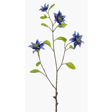 Branche décorative de clématite RUHNA, bleue, 75 cm