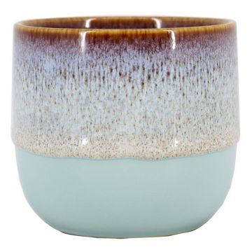 Cache-pot en céramique ULMUS avec dégradé de couleur, bleu clair, 8cm, Ø8cm Cache-pot en céramique ULMUS avec dégradé de couleur, bleu clair, 8cm, Ø8cm
