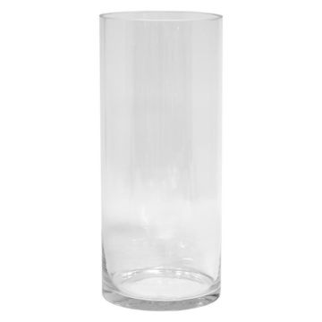Vase d’ornement cylindrique en verre SANSA OCEAN, transparent, 35cm, Ø15cm Vase d’ornement cylindrique en verre SANSA OCEAN, transparent, 35cm, Ø15cm