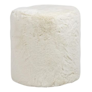 Tabouret Teddy MILLE, lisse, blanc, 45 cm, Ø 40 cm Tabouret Teddy MILLE, lisse, blanc, 45 cm, Ø 40 cm