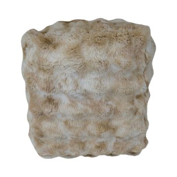 Tabouret Teddy SVAVA, effet bulles, beige-marron, 40 x 40 x 45 cm Tabouret Teddy SVAVA, effet bulles, beige-marron, 40 x 40 x 45 cm
