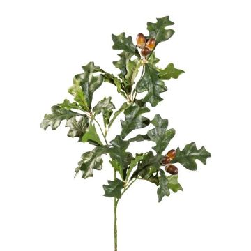 Branche décorative Chêne FROLKE avec des fruits, vert-brun, 70cm