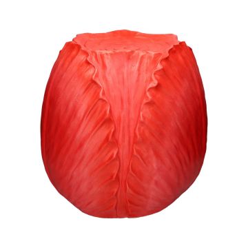 Table d'appoint MOLANI, en forme de tulipe, rouge, 45cm, Ø46,5cm Table d'appoint MOLANI, en forme de tulipe, rouge, 45cm, Ø46,5cm