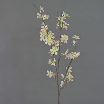 Branche décorative de pommier en fleurs LOUISA, rose-blanc, 85cm