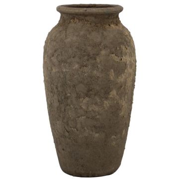 Vase en céramique SENTIF texturé, gris, 50 cm, Ø 26 cm Vase en céramique SENTIF texturé, gris, 50 cm, Ø 26 cm
