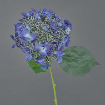 Fleur artificielle hortensia CALESA, bleu foncé, 50cm, Ø15cm