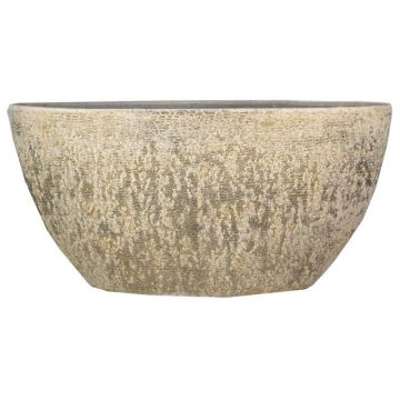 Bol ovale en céramique ENOVA avec motif marbré, or, 49x20x25cm Bol ovale en céramique ENOVA avec motif marbré, or, 49x20x25cm