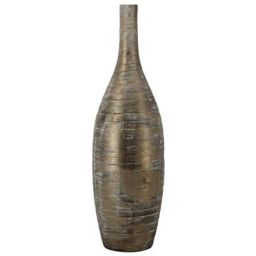 Vase décoratif en céramique RODYN avec rainures, dégradé de couleurs, marron, 80 cm, Ø 23 cm Vase décoratif en céramique RODYN avec rainures, dégradé de couleurs, marron, 80 cm, Ø 23 cm
