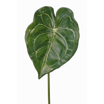 Feuille artificielle d'Anthurium LUVINA, vert, 65cm Feuille artificielle d'Anthurium LUVINA, vert, 65cm