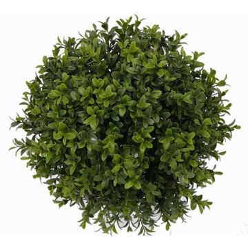 Boule de buis artificiel TOM, noyau en bois, Ø28cm