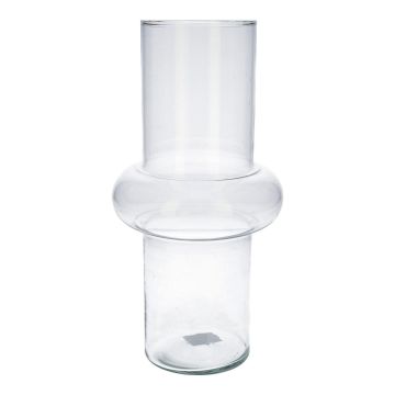 Blumen Vase ELSABEA, Glas, recycelt, klar, 31cm, Ø15,1cm Blumen Vase ELSABEA, Glas, recycelt, klar, 31cm, Ø15,1cm