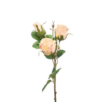 Branche artificielle de rose FREYDE, rose clair, 45 cm, Ø 4-5 cm Branche artificielle de rose FREYDE, rose clair, 45 cm, Ø 4-5 cm