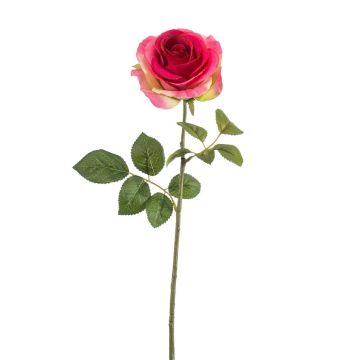 Rose artificielle BRUNETTE, rose-vert, 70 cm, Ø 11 cm Rose artificielle BRUNETTE, rose-vert, 70 cm, Ø 11 cm