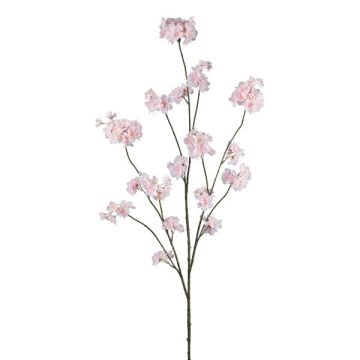 Branche décorative Cerisier du Japon VORLUN avec des fleurs, rose, 130cm