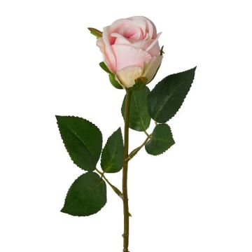 Fleur en plastique Rose EMBERY, rose, 45cm
