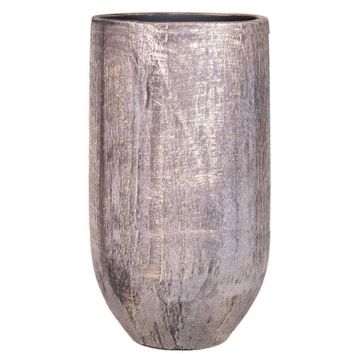 Vase en céramique AETIOS, dégradé, doré-brun, 45cm, Ø20cm